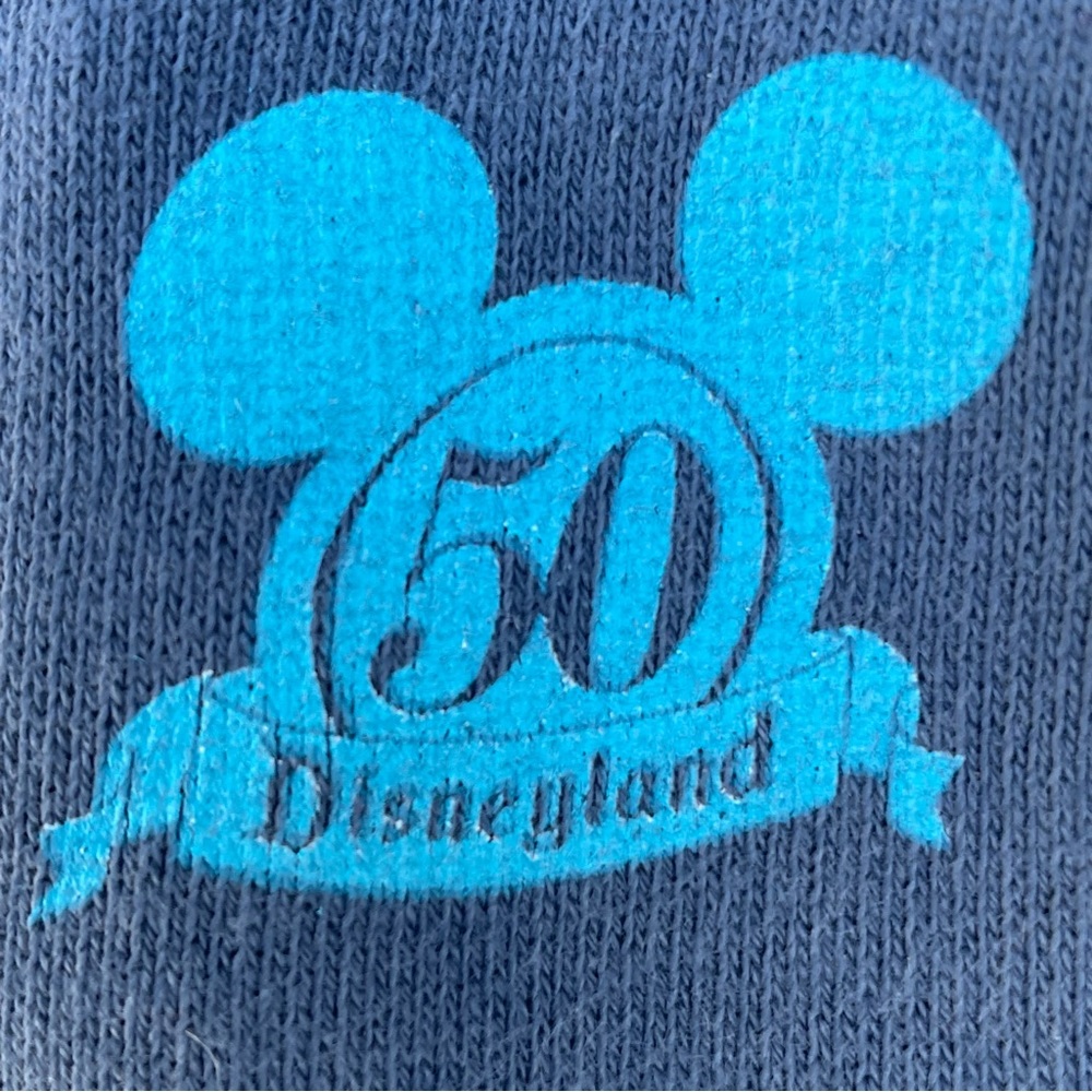 Disneyland Resort The Happiest Place On Earth Blue Hoodie Sweater - Picture 3 of 4